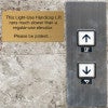 Engraved Brass Plate Giving A Notice For A Handicap Elevator