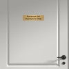 Custom Engraved Brass Plate Saying Restroom for Customers Only