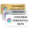 Horizontal Color Sign