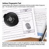 Infographic explaining what the inkless fingerprint pad does