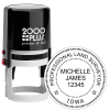 State of Iowa Land Surveyor Stamp Seal