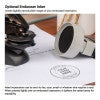 Add ink to your embosser to make your impression stand our