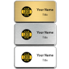 Medium Full Color Executive Badges with Rounded Corners