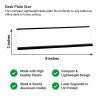 Desk Plate Size Infographic