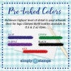Pre-inked colors