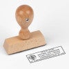 Oregon Notary wooden stamp 