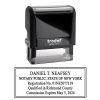New York Notary Stamp - Rectangle