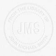 From the Library Initials Book Embosser