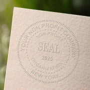 Non-Profit Organization with Date Seal Embosser