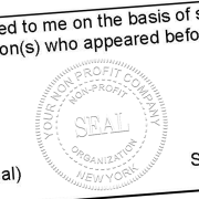 Non-Profit Organization Seal Embosser