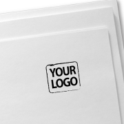 Small Custom Stamp for Square & Round Logos
