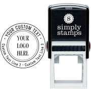 Custom Double Ring Logo Stamp