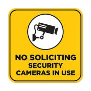 Video Surveillance Sign | No Soliciting Signs