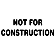 Not for Construction Plan & Blueprint Stamp