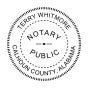Round Alabama Notary Stamp or Embosser