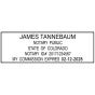 Colorado Notary Rectangle Stamp