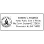 Florida Notary Public Seal Rectangular Stamp
