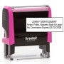 Alabama Pink Rectangle Notary Stamp