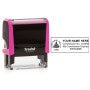 Iowa Pink Rectangle Notary Stamp