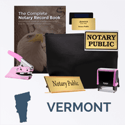 Vermont Pink Deluxe Notary Kit