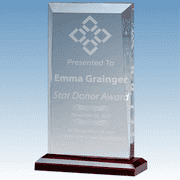 Donation Goal Apex Style Acrylic Award