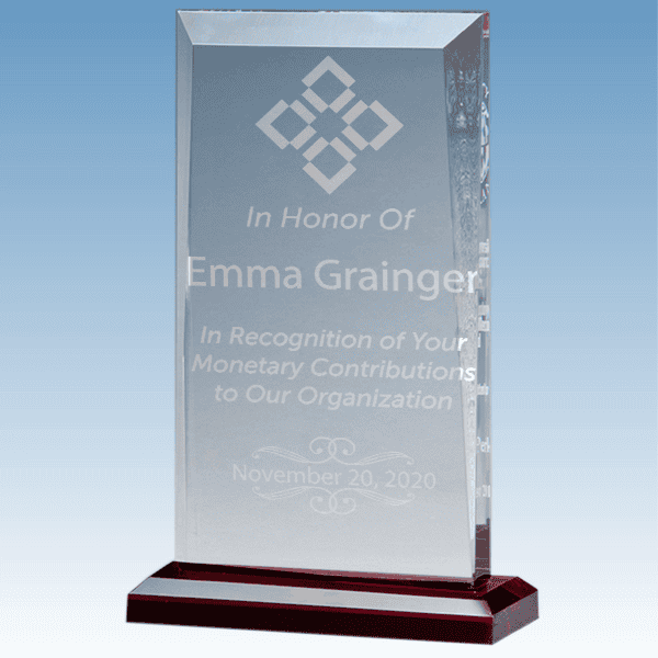 Donor Recognition Apex Style Acrylic Award