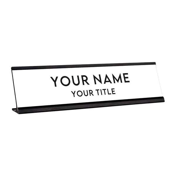 2" x 8" Custom Desk Name Plate
