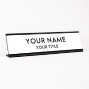 2" x 8" Custom Desk Name Plate