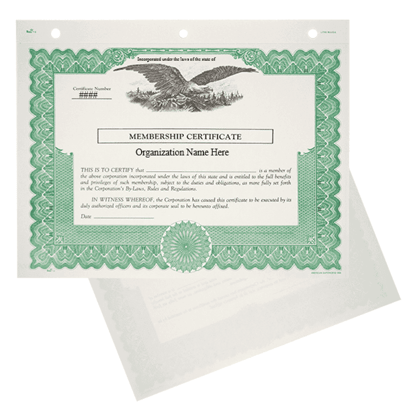 Duke 6 Nonprofit Membership Certificates