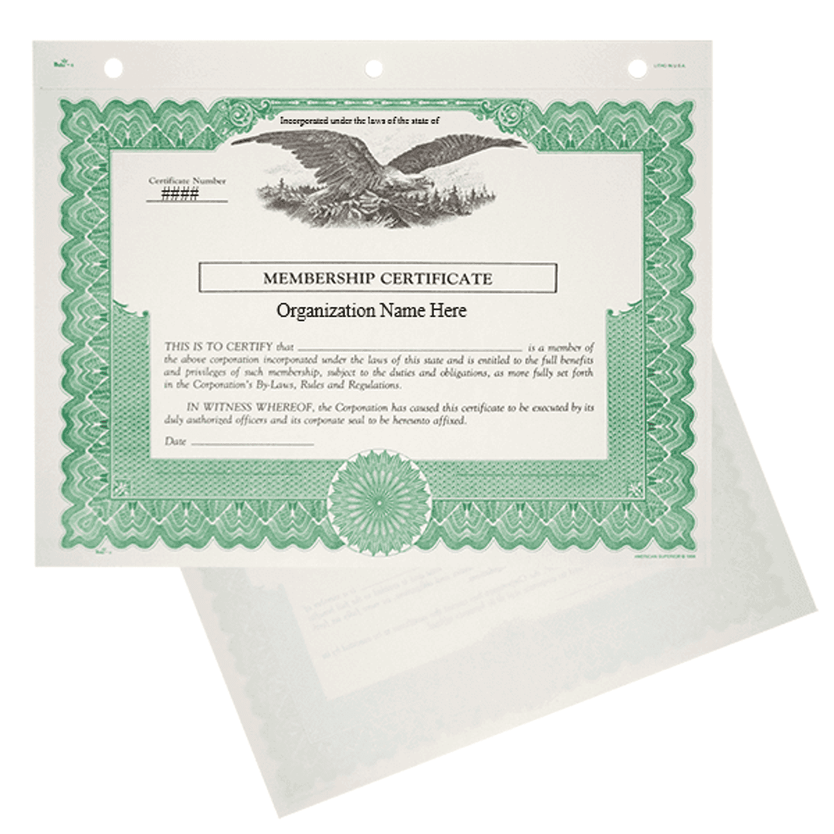 Duke 6 Nonprofit Membership Certificates | Quantity of 20 or More