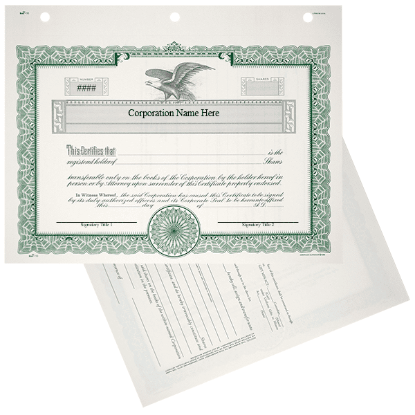 Duke 10 Stock Certificates