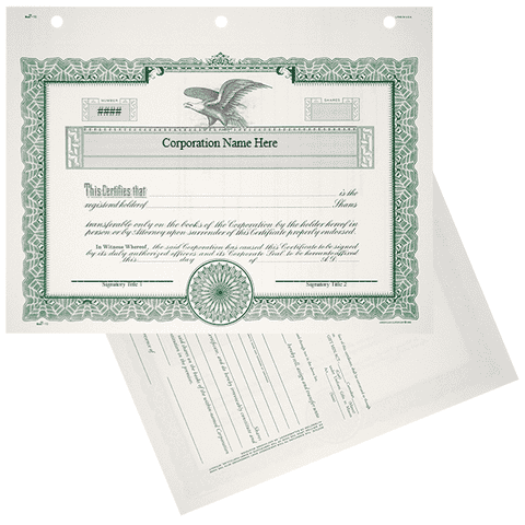 Duke 10 Stock Certificates