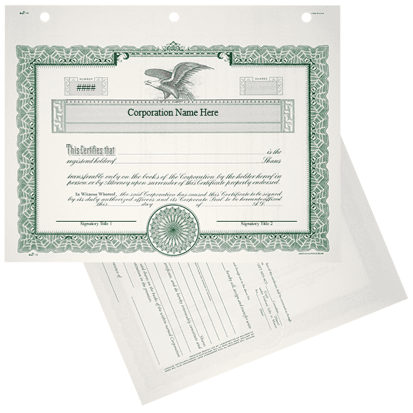 Duke 10 Stock Certificates