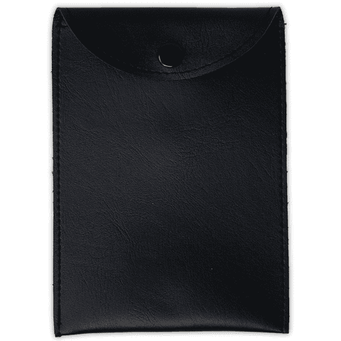 Black Vinyl Embosser Pouch