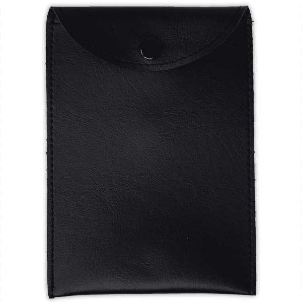 Black Vinyl Embosser Pouch