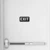 Black 2 by 4 Sign That Says Exit