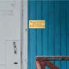 2 By 4 Engraved Brass Plate Saying Please Remove Ski Boots Before Entering