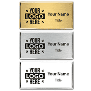 Engraved Medium Beveled Name Badges