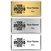 Engraved Medium Beveled Name Badges