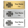 Engraved Executive Beveled Badges - Small Rectangle