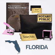 Florida Pink Deluxe Notary Kit