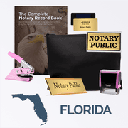Florida Pink Deluxe Notary Kit