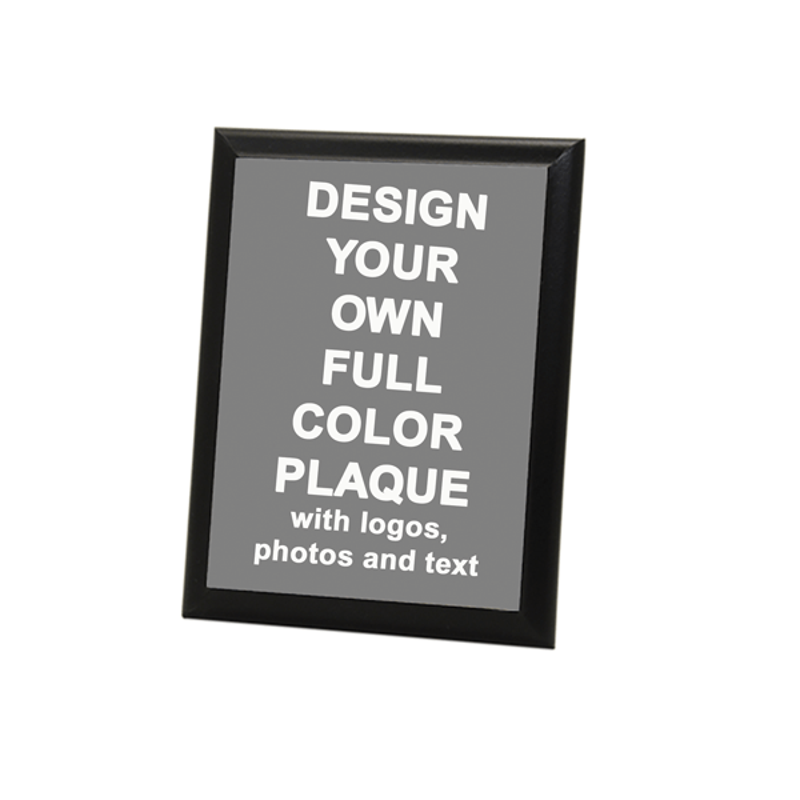 Full Color 5" X 7" Photo Plaque with Black Edge