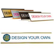 Traditional Aluminum Holder with Full Color Deskplate