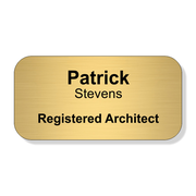 Registered Architect Full Color Name Tag