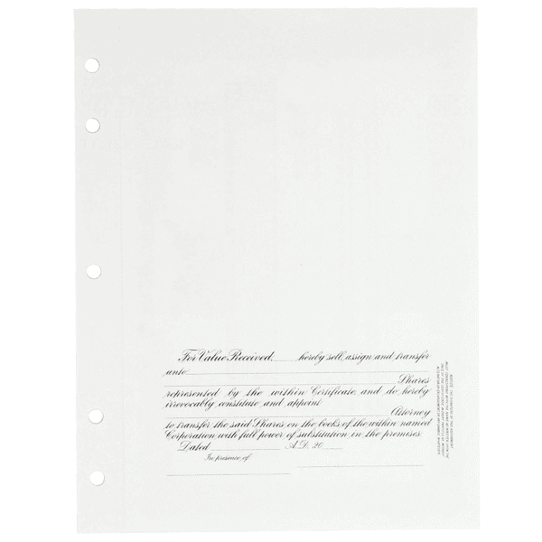 GOES KG3 Corporate Stock Certificates