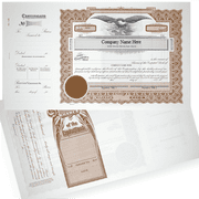 GOES 195 Corporate Stock Certificates 