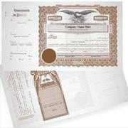 GOES 195 Corporate Stock Certificates