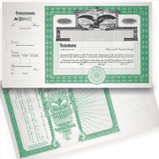 GOES 364 Blank Capital Stock Certificates
