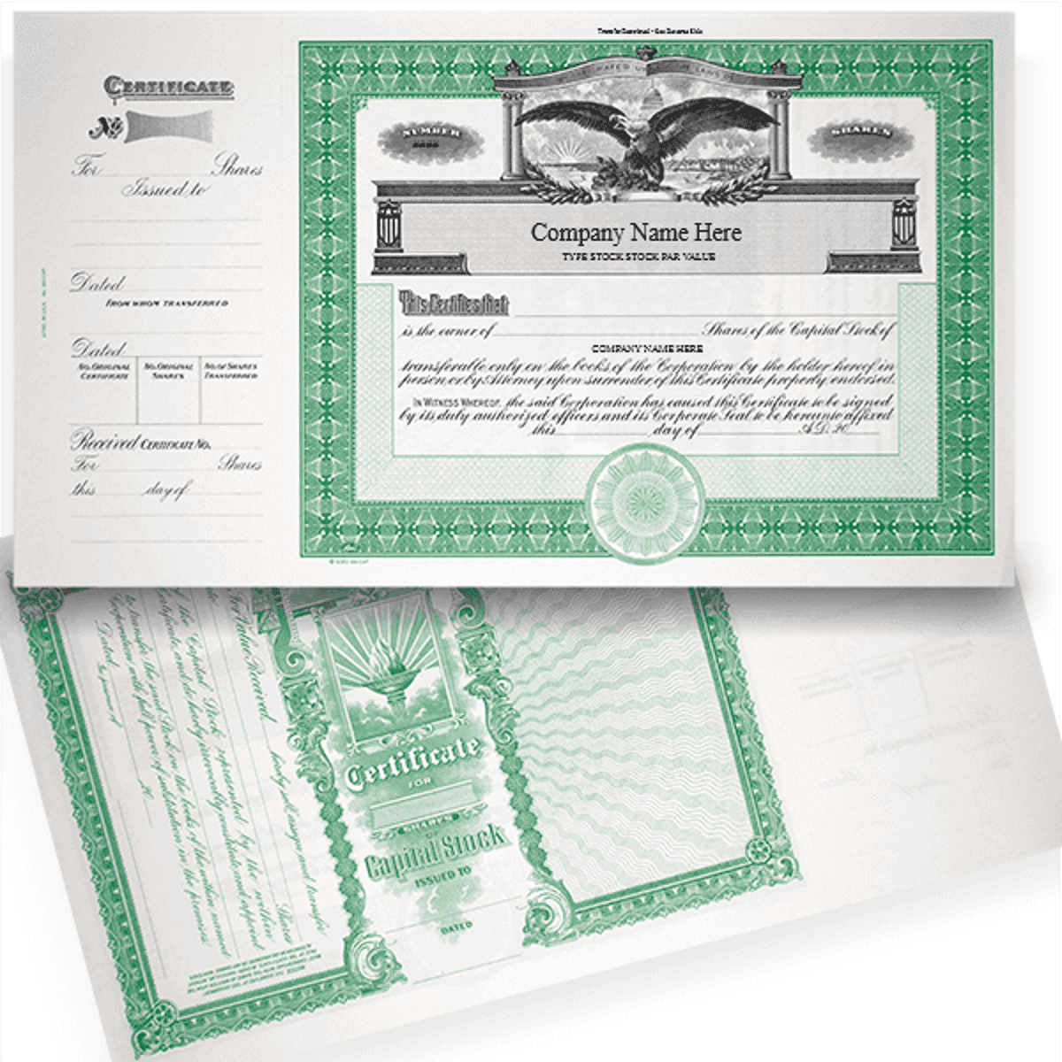 GOES 364 Capital Stock Certificates